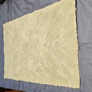 Nate Berkus Plush Chevron Bath Mat in Pale Green